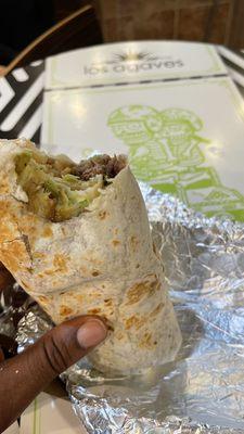 Lunch Burrito steak