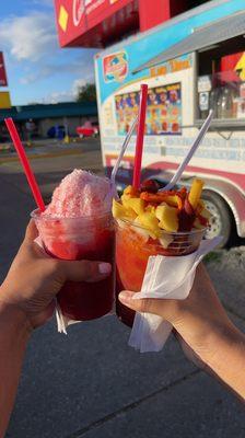 Raspado and Mangoloca