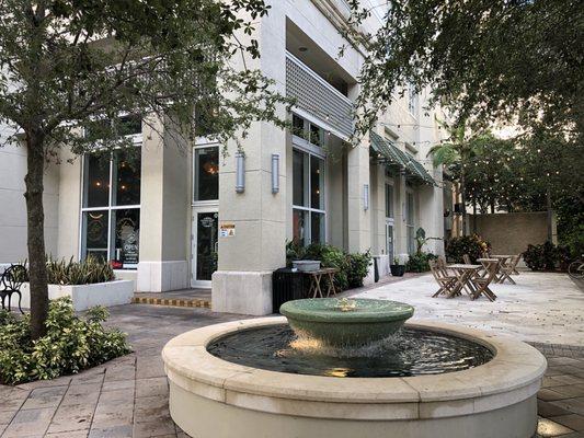 Nice courtyard with fountain