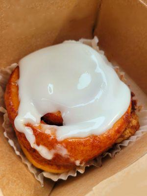 Iced Cinnamon Bun.