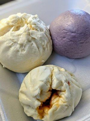 Taro, Vietnamese Pork, and BBQ Pork Buns