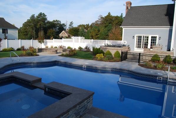 pool and backyard oasis