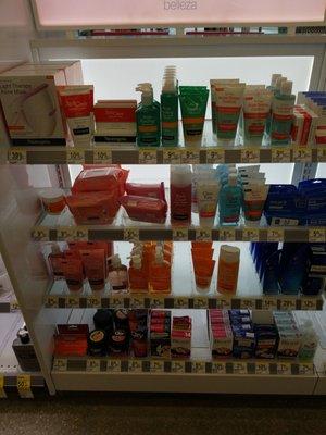 They've reorganized the Neutrogena section ... Awesome! Easier to find