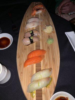 Fresh, fresh and delicious sushi