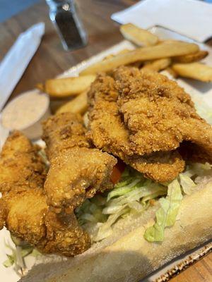 Fish po-boy...delicious!!