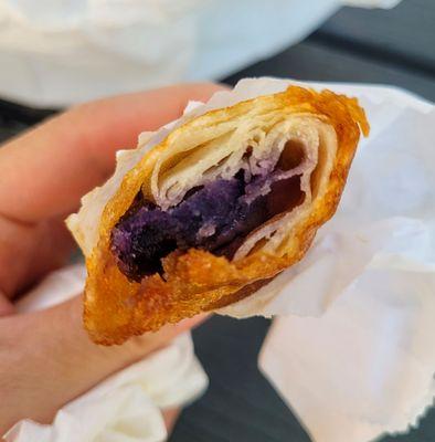 Ube with Macapuno Turon