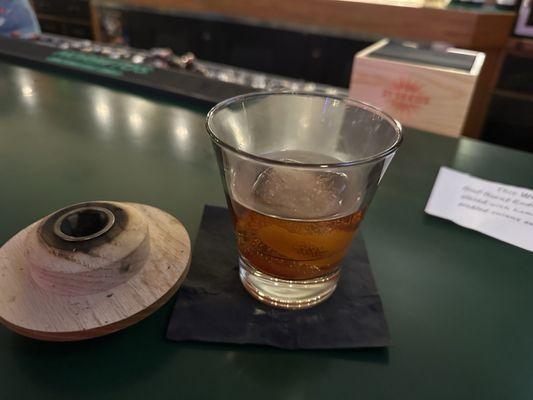 The Smoked Old Fashioned (with Makers)