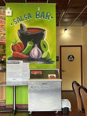 Salsa bar:  help yourself