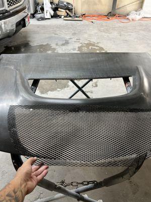 Carbon fiber hood reclear