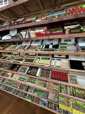 Walk-in- humidor cigar room