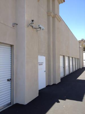 Security cameras located throughout the facility