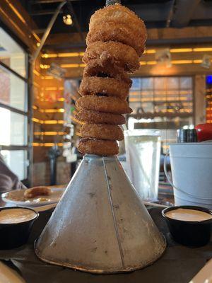 Onion ring tower