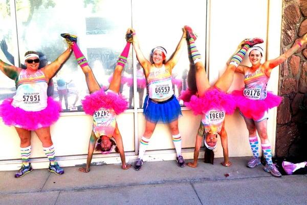 Kaia girls at the Sac Color Run!