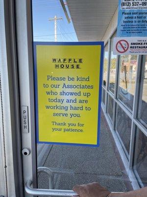 Good reminder to be kind to people that serve you. And why do we even have to be reminded????