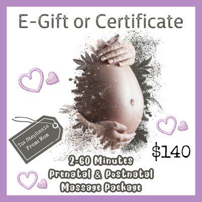 Prenatal & Postnatal Massage Certificate