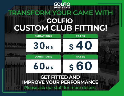 Custom Golf Clun Fitting