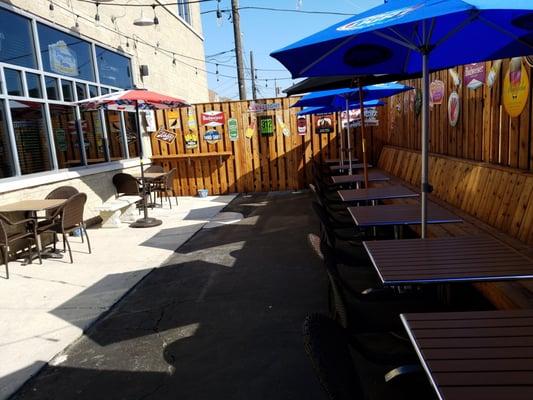 New patio area at LaCocos Pizza/Maddanthonys Bar and Grill