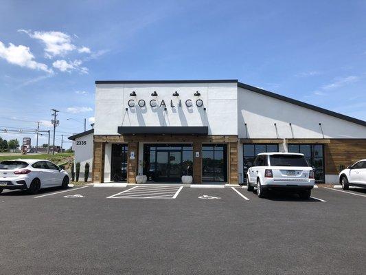 Store front for new location, right down the street from the original.