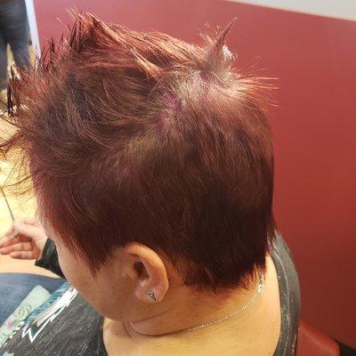 Mohawk style and color