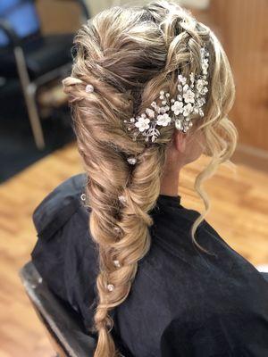 Bridal look by Owner Lori Urquhart