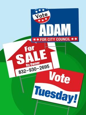 Yard Signs - Universal Printing Promo