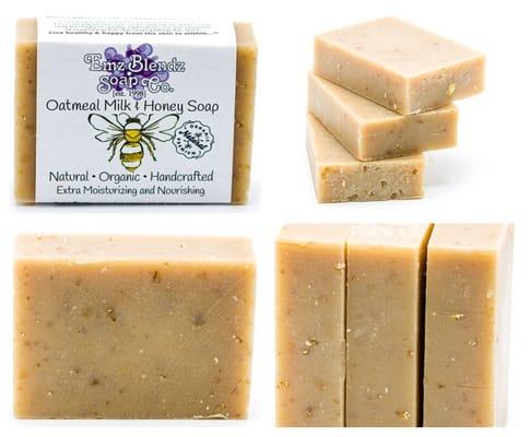 Comforting and soothing  Oatmeal Milk & Honey Soap. Bestseller!