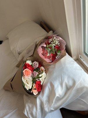 Bouquets of roses