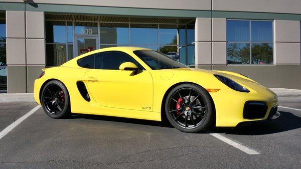 2015 Porsche Cayman GTS; Radiator Screen Install