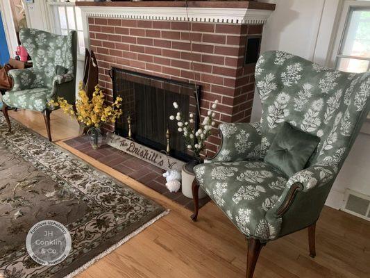 Vintage fan-back chairs for a sunny room in Pennsville, NJ