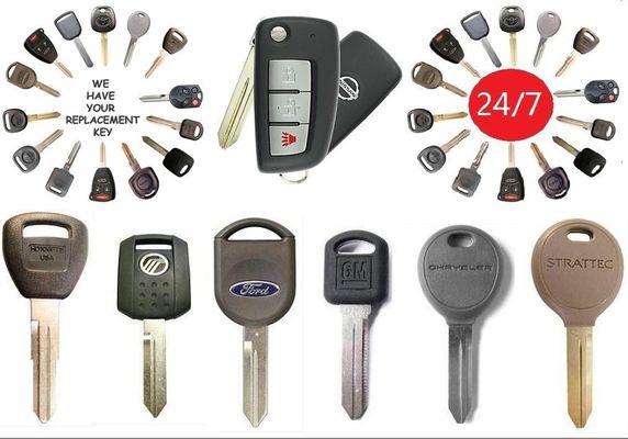 24 hour automotive locksmith services includes:  Emergency vehicle opening  Car keys repair  Emergency automotive locksmiths  Duplication of