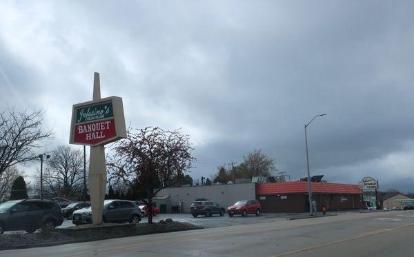 Storefront and signage.