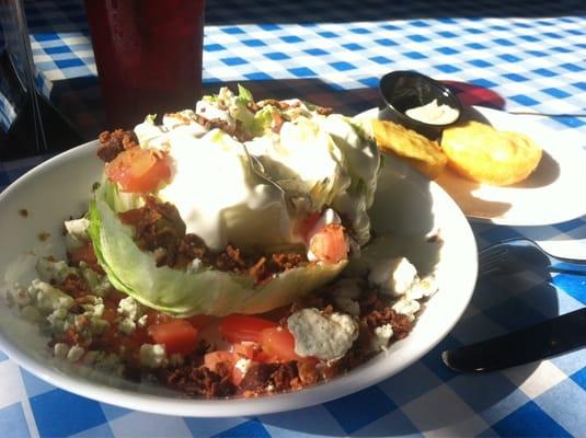 The wedge salad.