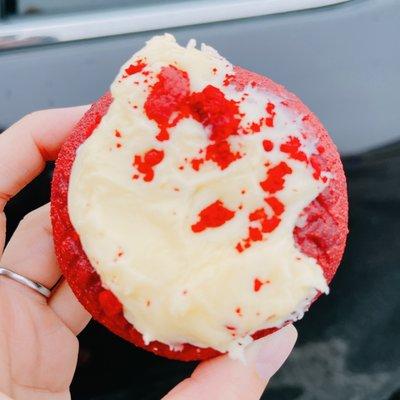 Red Velvet cake donut