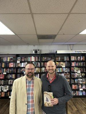 In store book signing, with Jude Atwood!!