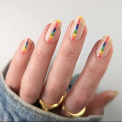 Rainbow dots!