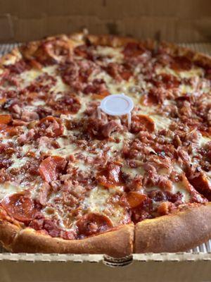 Pepperoni and bacon, my favorite