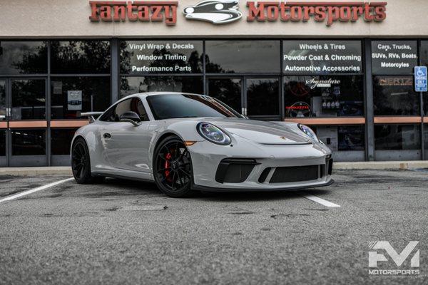 Porsche GT3 Protected with a Ceramic Coating and a full front end Clear Bra