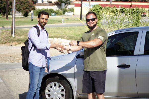 2018 Nissan Versa happy customer at North Texas Autos Used Cars