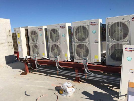 GREE VRF outdoor unit in multi-family building