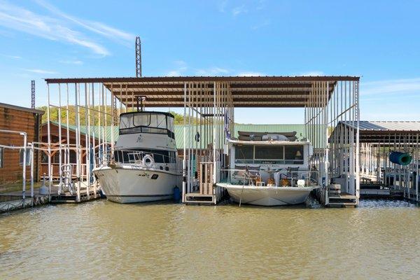 Rock Creek Marina, boat slips