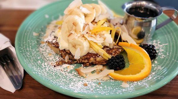 Mango Stuffed French Toast