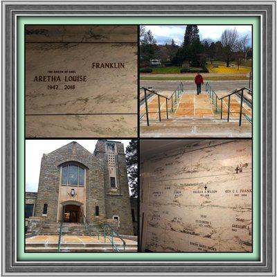 Montage of images from Woodlawn Cemetery