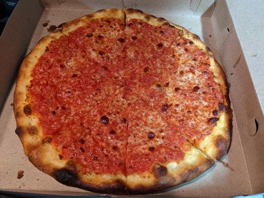 Frank Pepe's original tomato pie