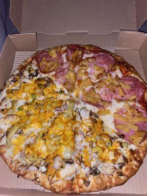 Love this pizza fresh everytime and I get delivered