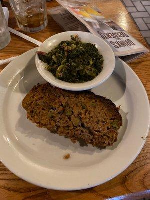 Meatloaf & greens