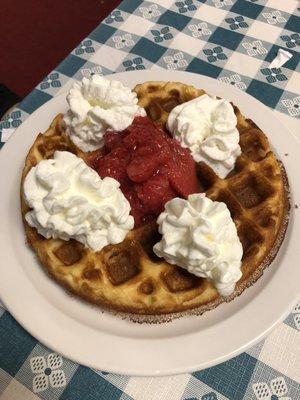 Belgian waffle - 'nuff said!