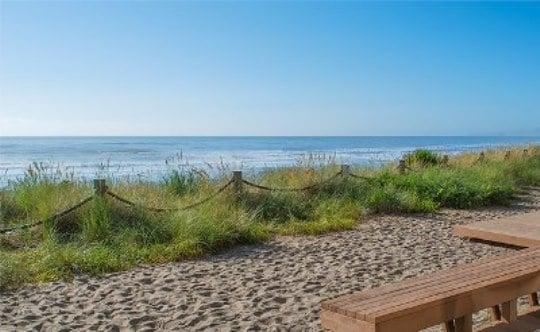 View from the oceanfront deck right outside the door to your house.