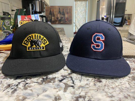 Custom Bruins Hat, "S" hat