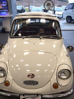 Subaru 360 in the Showroom