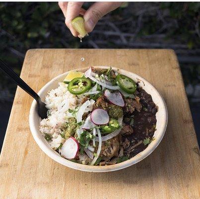 Beef Barbacoa bowl